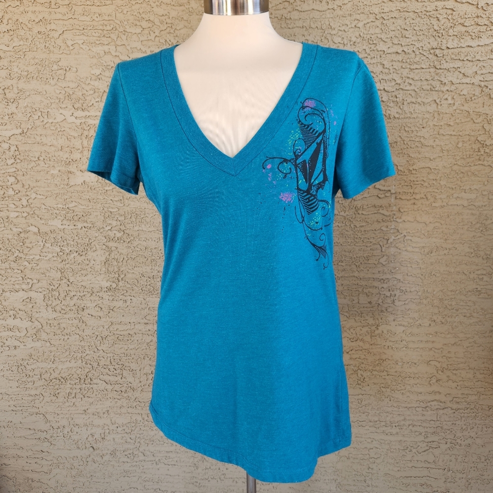 Volcom teal shirt